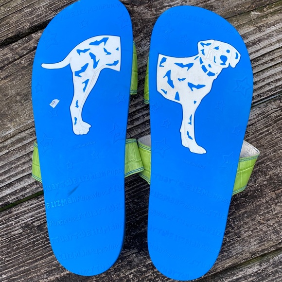 Stuart Weitzman Slip On Croc Sandals - Picture 3 of 3